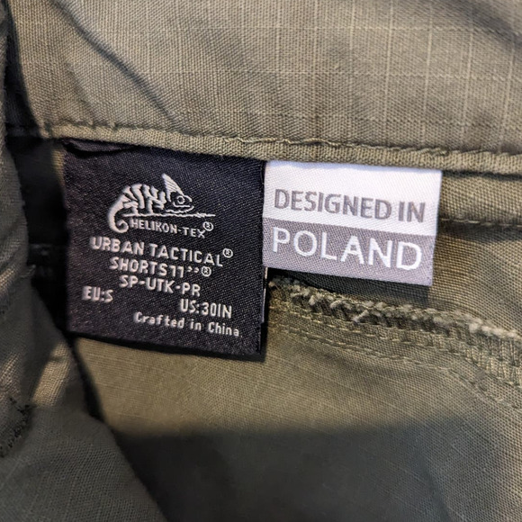 Men's Helikon-Tex Urban Tactical Shorts 11" Size 30 - Picture 5 of 5